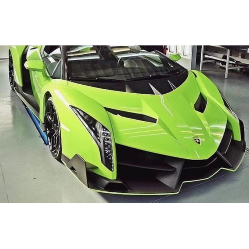 1/18 HH Model Lamborghini Supercar Veneno Series Gun Pearl Chartreuse