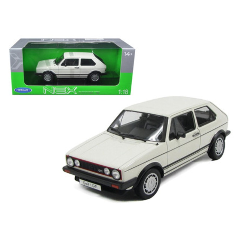 1/18 Welly 1983 Volkswagen Golf 1 GTI (White) Diecast Car Model