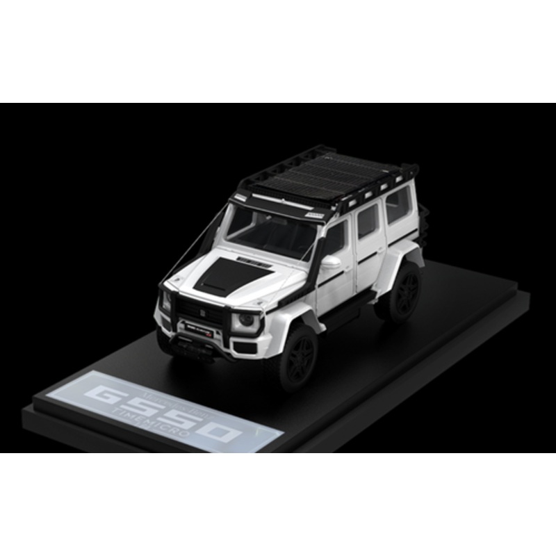 1/64 Time Micro Mercedes-Benz Mercedes Brabus G550 (White) Standard Edition Car Model