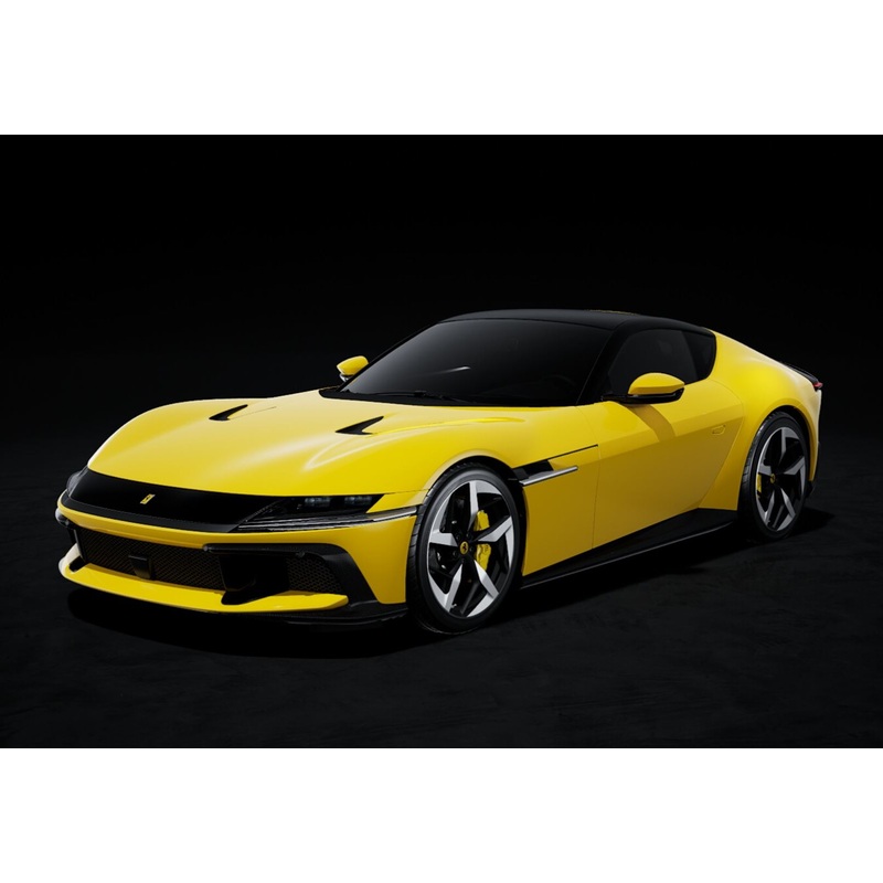 Ferrari - 12Cilindri Coupe - 1:18 - Giallo Tristrato - BBR