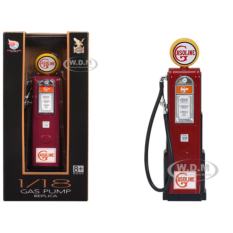 "Gasoline" Vintage Digital Gas Pump Replica 1/18 Diecast Replica by Road Signature