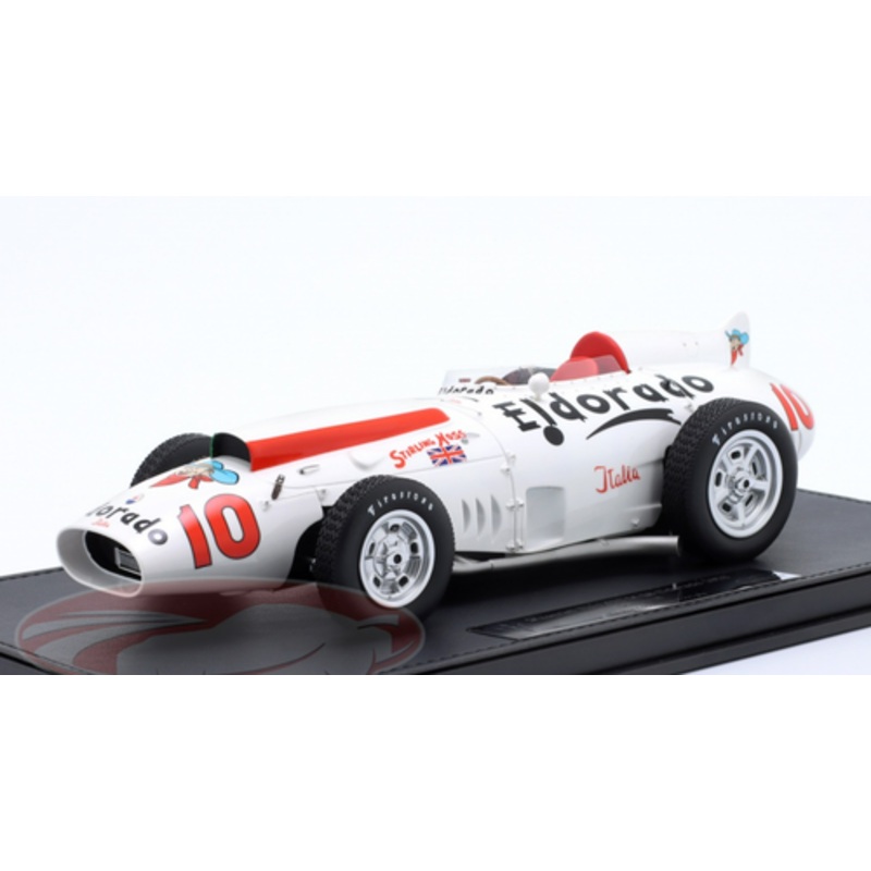 1/18 Dealer Edition 1958 Stirling Moss Maserati Tipo 420 M 58 #10 500 Miglia Monza Car Model