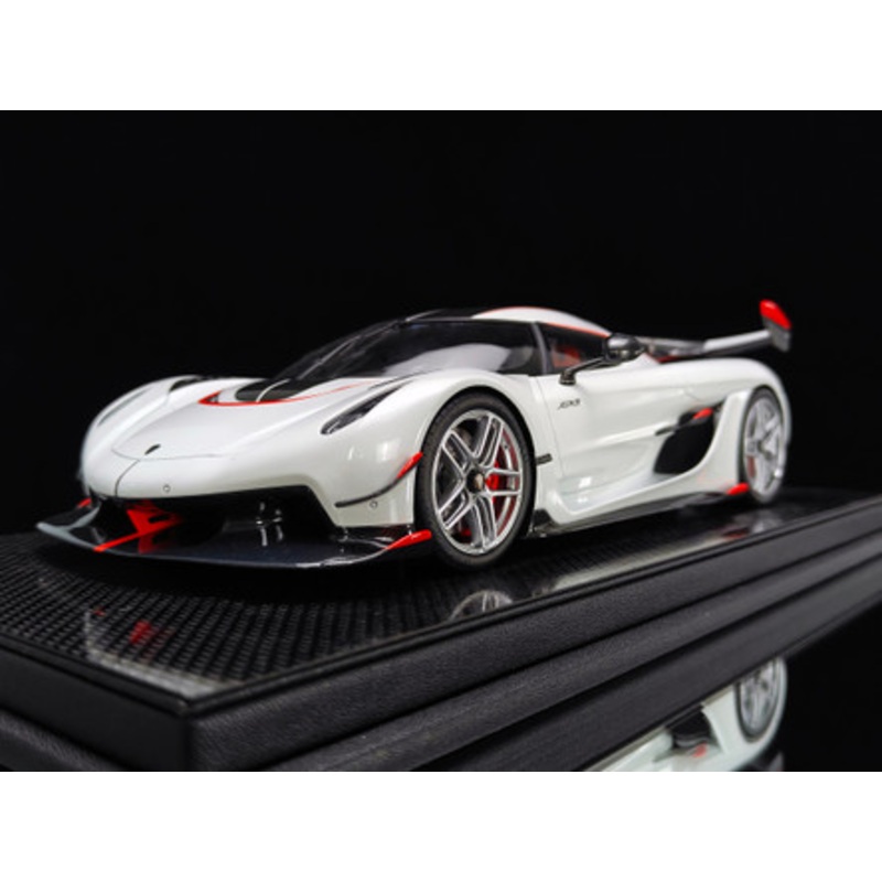 1/18 Frontiart Koenigsegg Jesko 7391 Crystal White Car Model