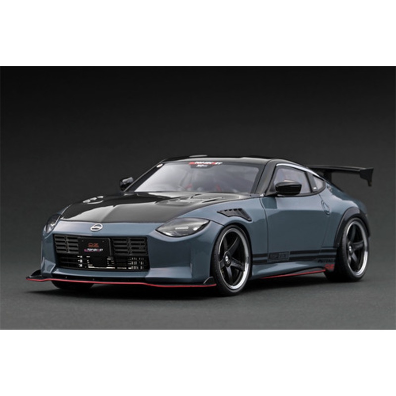 1/18 Ignition Model Nissan Top Secret Fairlady Z (RZ34) (Stealth Grey) Car Model