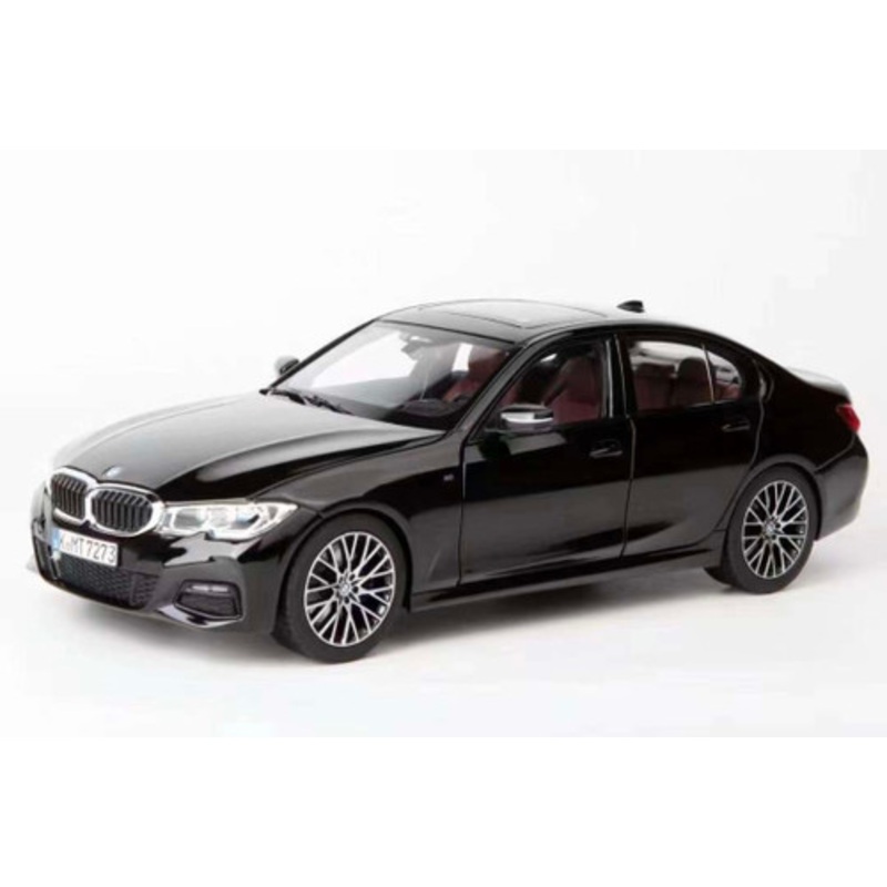 1/18 Norev BMW 3 Series 330i G20 (2019-Present) (Black) Diecast Car Model