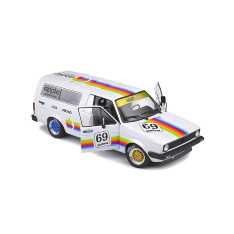 1/18 Solido Volkswagen Caddy MK.1 Computer Custom 1982 Diecast Car Model/Open the door