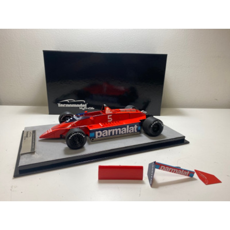 DAMAGED AS-IS 1/18 Tecnomodel 1979 Formula 1 Niki Lauda Brabham BT48 #5 4th Italian GP Car Model