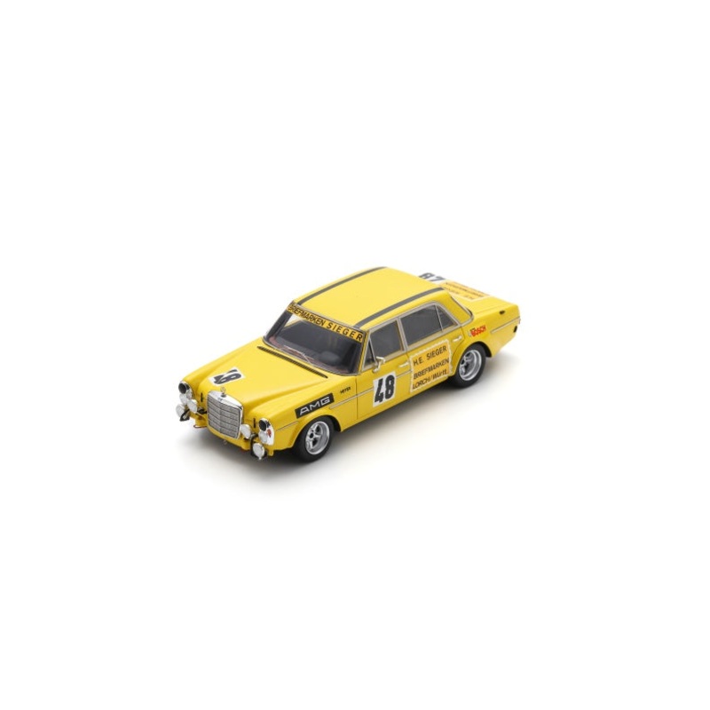 [Preorder] Spark 1:43 Mercedes-Benz 300 SEL 6.8 AMG No.48 Test Drive Le Mans 24H 1972 Hans Heyer S5893
