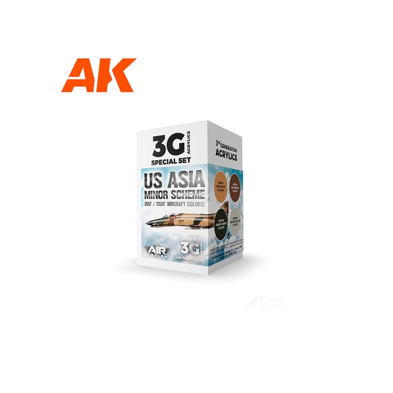 US Asia Minor Scheme IIAF/IRIAF Aircraft Set AK Interactive acrylic color AK11751