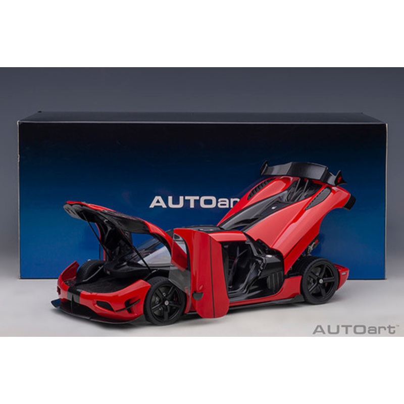 1/18 AUTOart Koenigsegg Agera RS (Chilli Red and Carbon Black) Car Model
