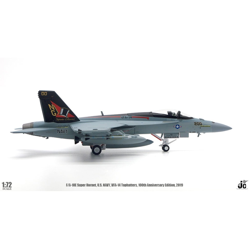 F/A-18E (F-18) Super Hornet VFA-14 Tophatters - US Navy - 1/72 Scale Diecast Model by JC Wings