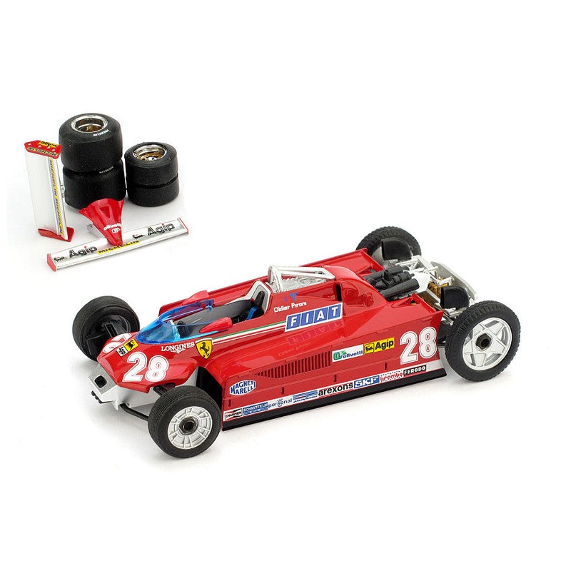 FERRARI 126 CK DIDIER PIRONI 1981 N.28 VERSIONE DA TRASPORTO 1:43