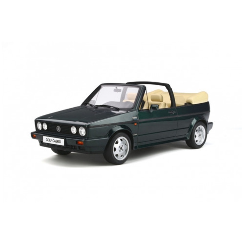 1/12 OTTO 1992 Volkswagen VW Golf Mk.1 Cabriolet Classic Line (Green) Resin Car Model