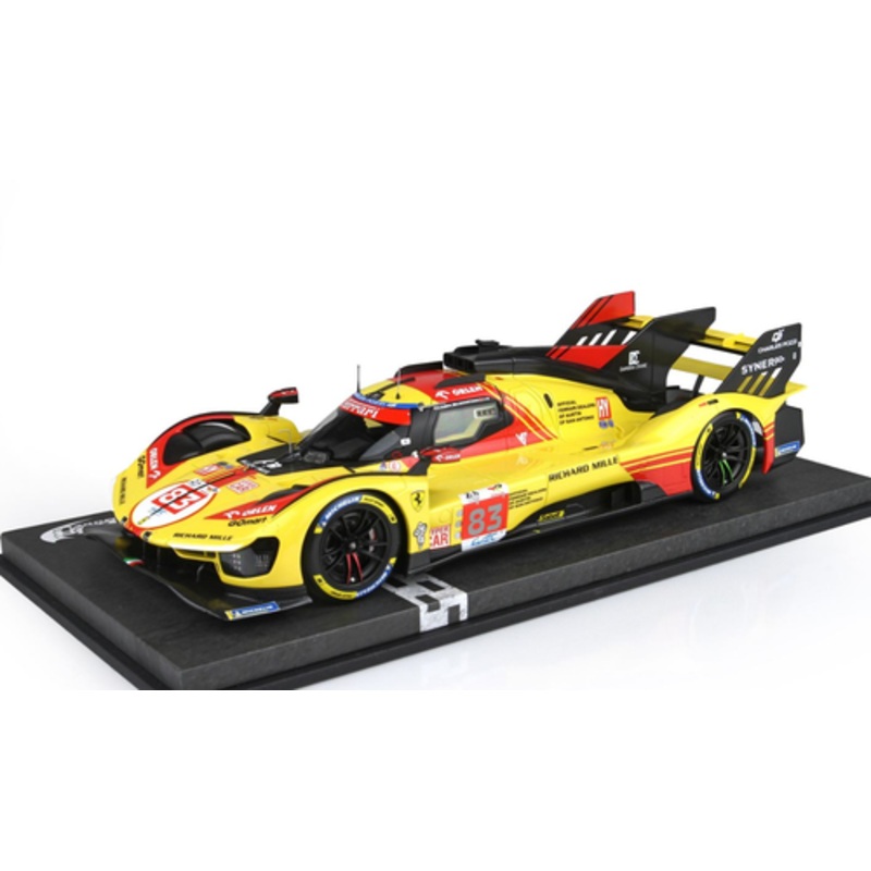 1/18 BBR 2024 Ferrari 499P #83 Le Mans 2024 Kubica Yifei Svarcman Car Model