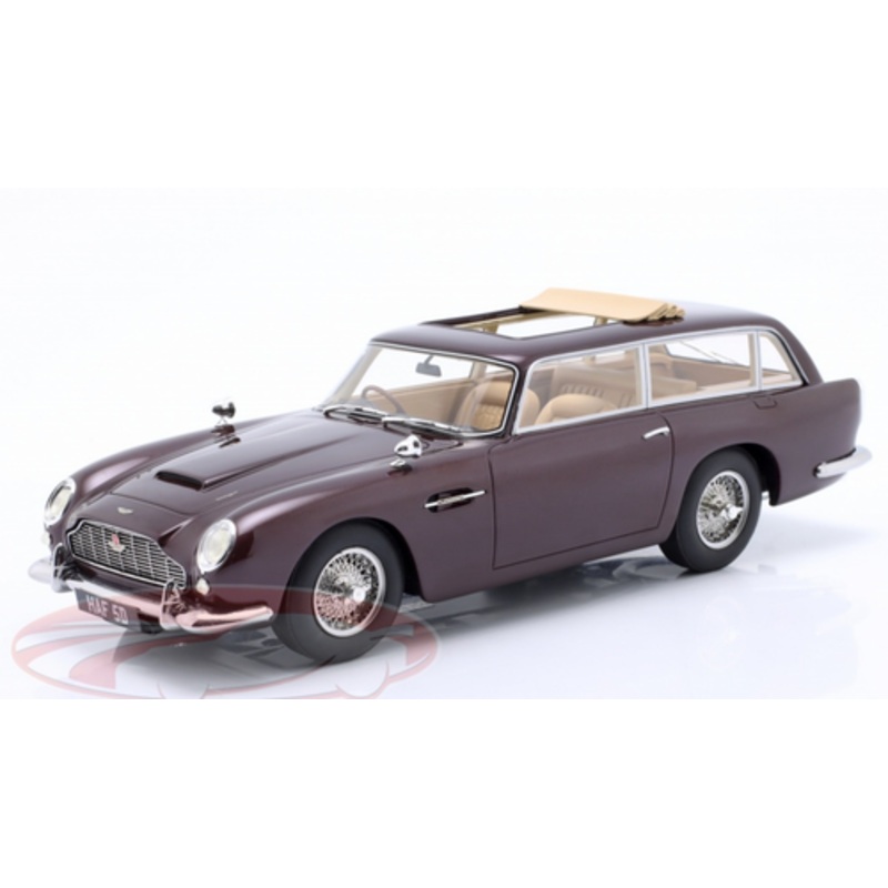 1/18 Cult Scale Models 1964 Aston Martin DB5 Shooting Brake Harold Radford (Dark Red Metallic) Car Model