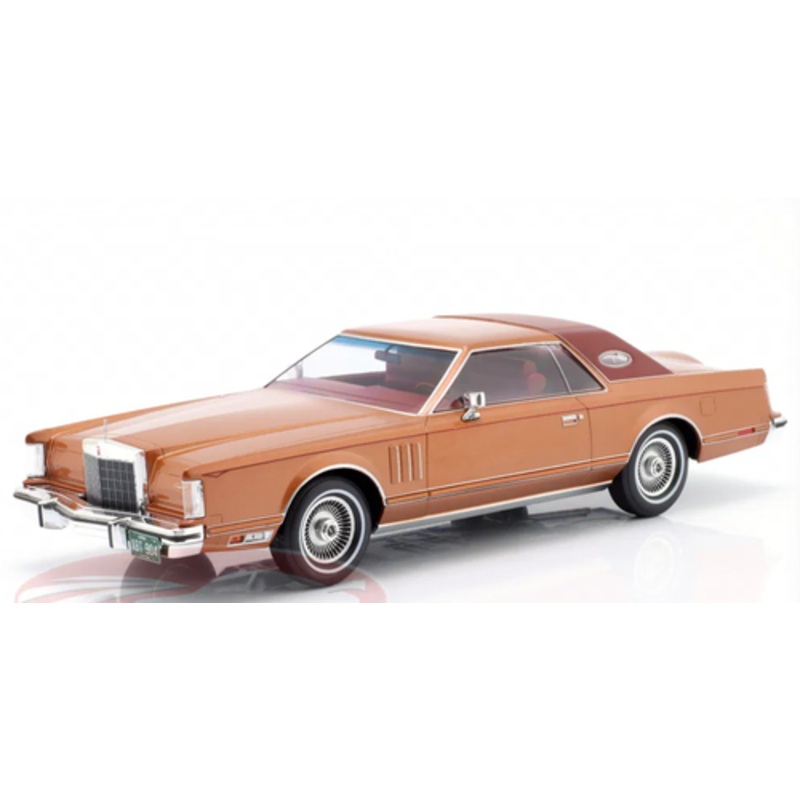 1/18 ModelCarGroup 1978 Lincoln Continental Mark V (Copper Bronze) Diecast Car Model