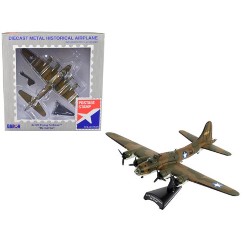 Boeing B-17E Flying Fortress Bomber Aircraft "My Gal Sal" United States Army Air Corps 1/155 Diecast Model Airplane by Postage Stamp