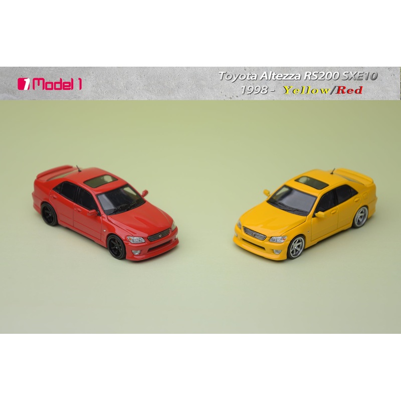 [Preorder] Model One 1:64 Toyota Altezza RS200 SXE10 (2 Colours) Red