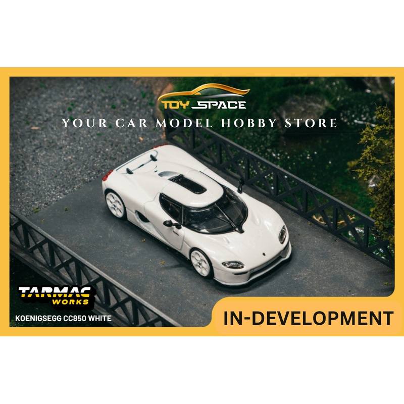 [TARMAC WORKS] 1:64 Koenigsegg CC850 White