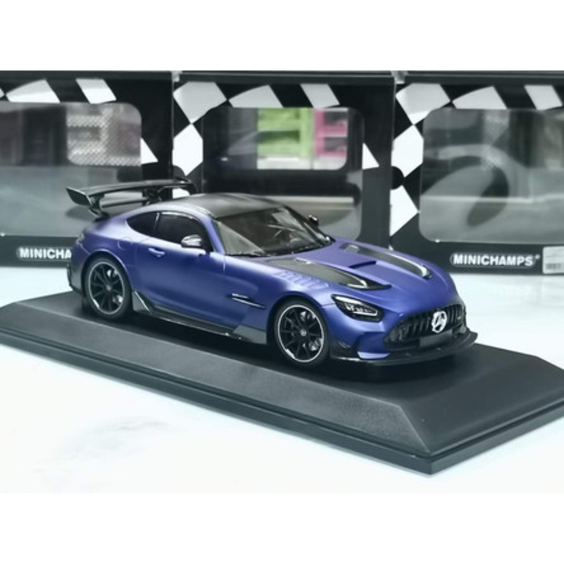 1/18 Minichamps 2020 Mercedes-Benz AMG GT Black Series (Matte Blue) Diecast Car Model
