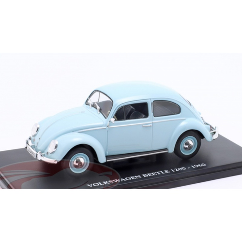 1/24 Ixo 1960 Volkswagen VW Beetle 1200 (Light Blue) Car Model
