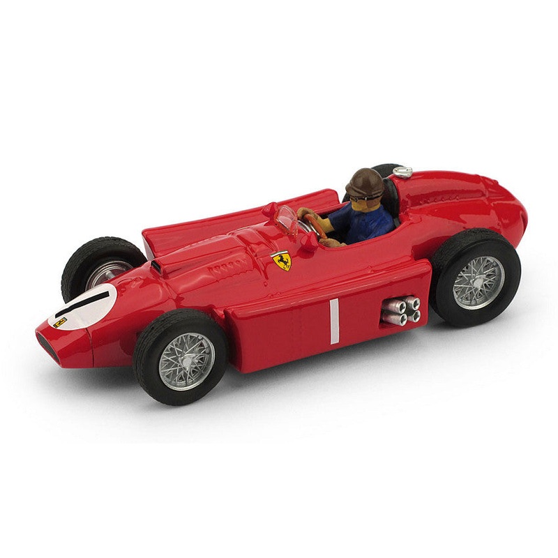 FERRARI D 50 M.FANGIO 1956 N.1 WORLD CHAMPION G.BRITAIN GP W/PILOTE 1:43