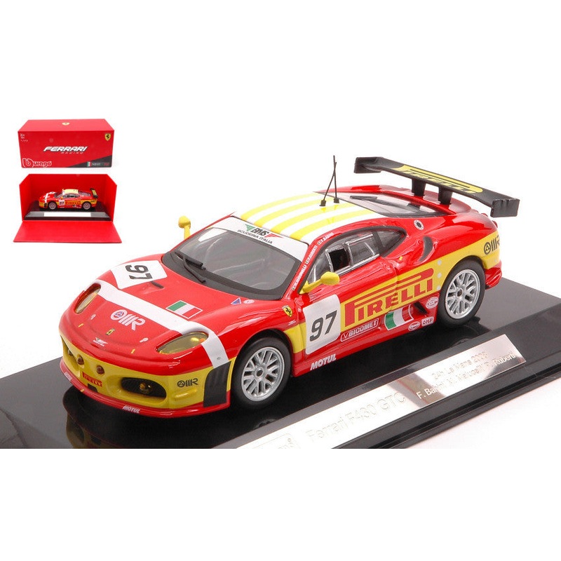 FERRARI F430GT N.97 BMS SCUD.ITALIA 2nd LMGT2 2008 MALUC.-RUB.-BAB.1:43