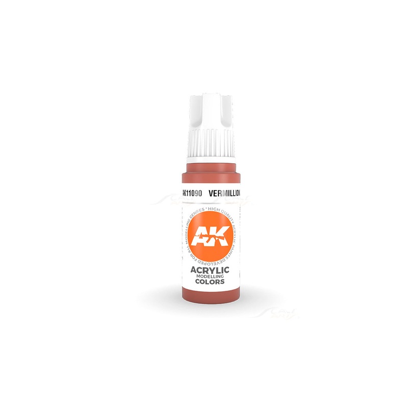 Vermillion 17ml AK Interactive acrylic color AK11090