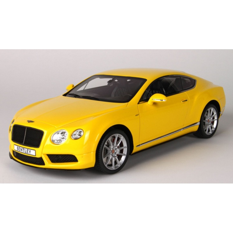 1/18 BBR Bentley Continental GT V8 S Monaco Yellow Resin Car Model Limited