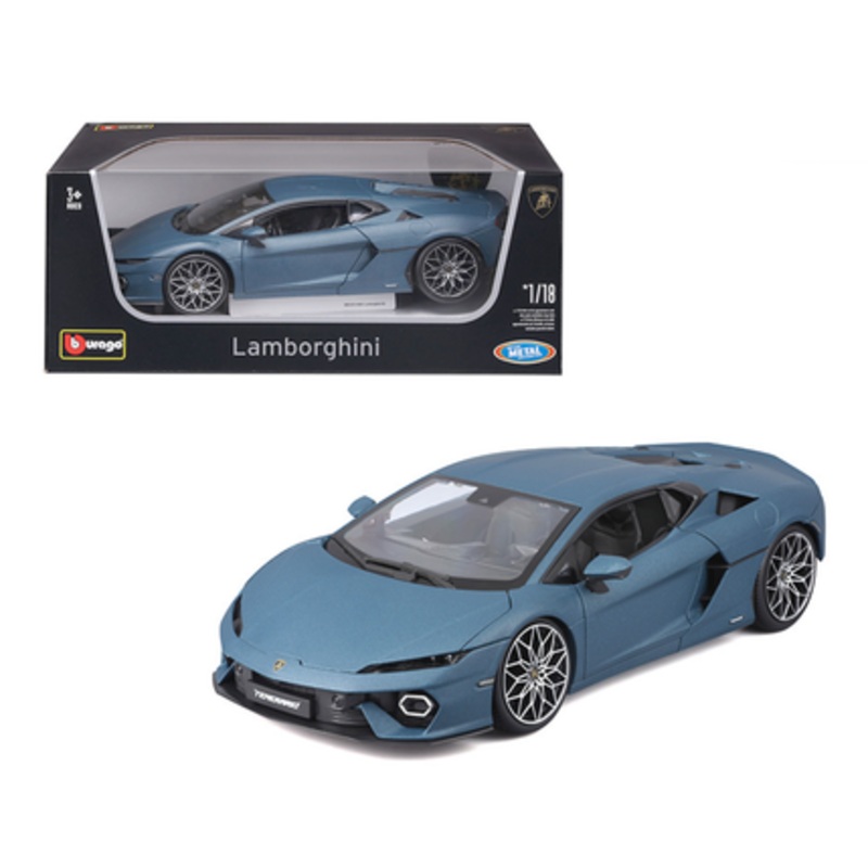 1/18 BBurago Lamborghini Temerario (Blue Grey) Diecast Car Model