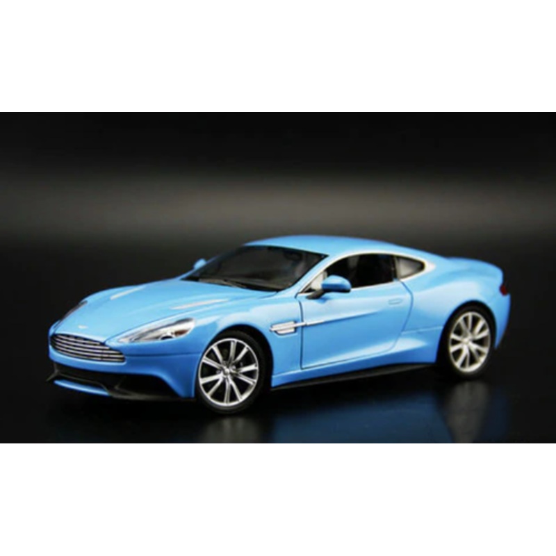 1/24 Welly Aston Martin Vanquish (Blue) Diecast Car Model