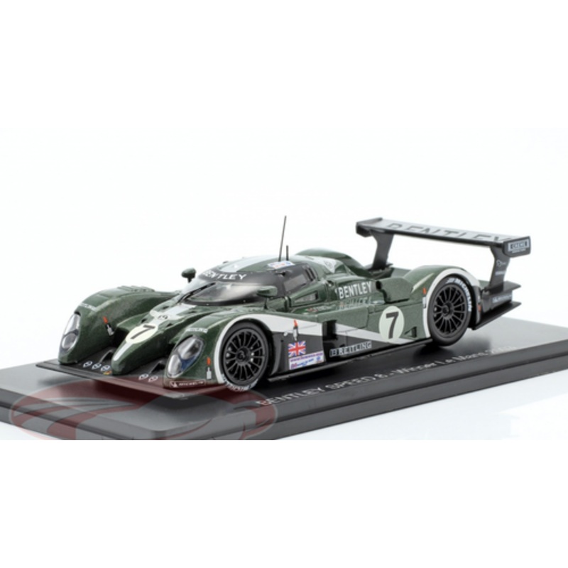 1/43 Spark 2003 Bentley Speed 8 #7 Winner 24h LeMans Team Bentley Rinaldo Capello, Tom Kristensen, Guy Smith Car Model
