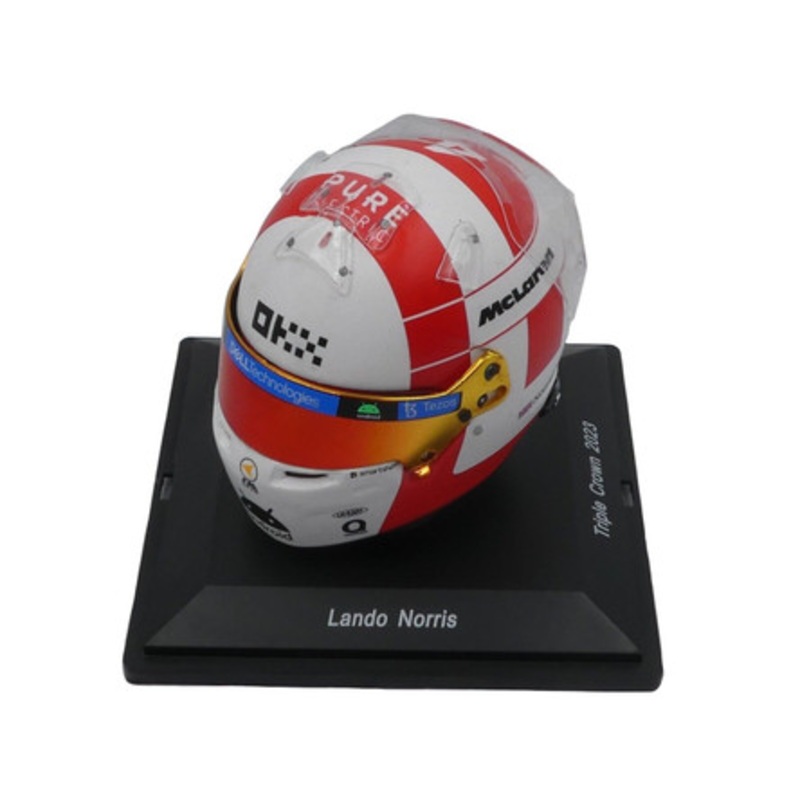 1/5 Spark 2023 Formula 1 Lando Norris #4 McLaren F1 Team Monaco GP Helmet Model