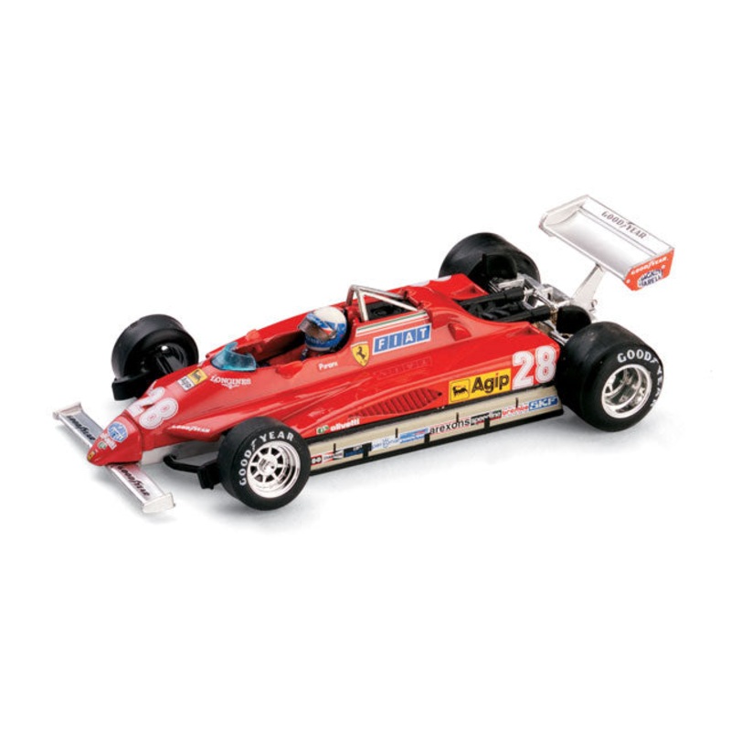 FERRARI 126 C2 D.PIRONI 1982 WINNER SAN MARINO GP N.28 W/PILOTE 1:43