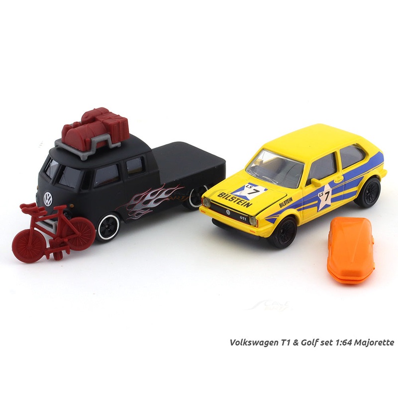 Volkswagen Originals T1 & Golf set 1:64 Majorette scale model car