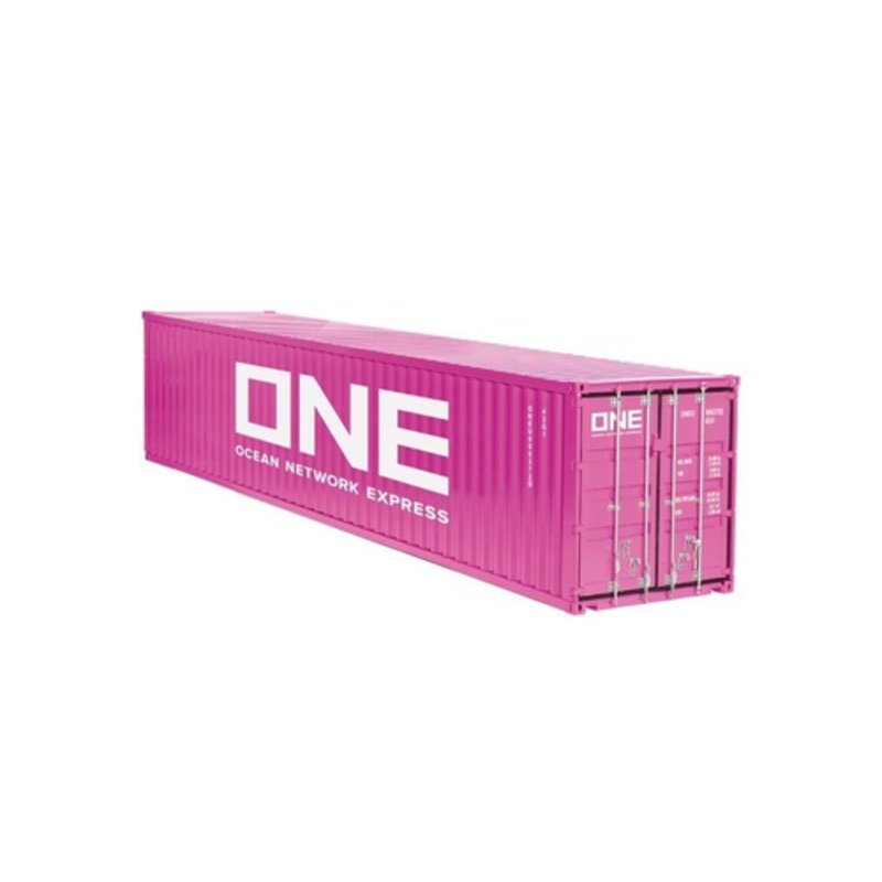 1/18 NZG 40 Ft Container "ONE" Magenta Diecast Model