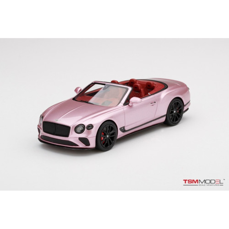 1/43 TSM Bentley Continental GT Convertible ICE Pink Resin Car Model