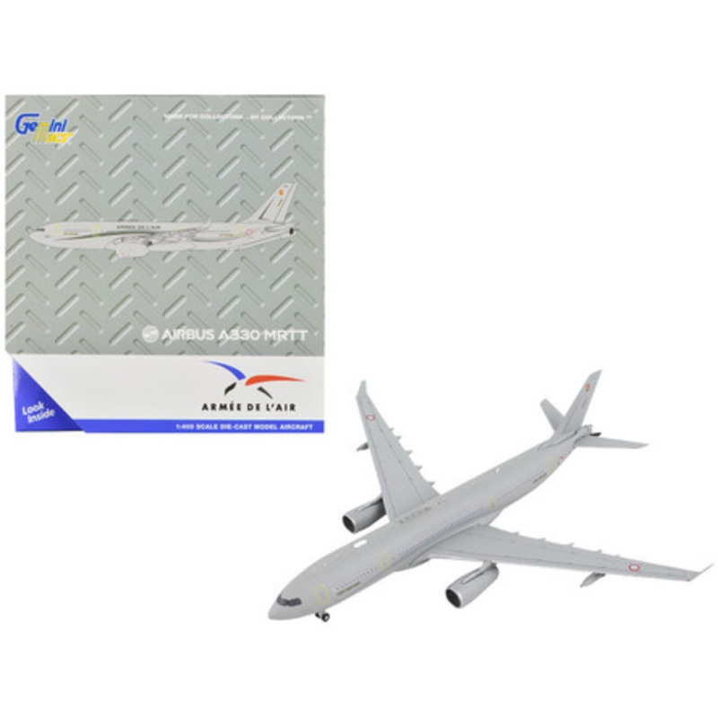 Airbus A330 MRTT Tanker Aircraft "Armee de l'Air - French Air Force" Gray "Gemini Macs" Series 1/400 Diecast Model Airplane by GeminiJets