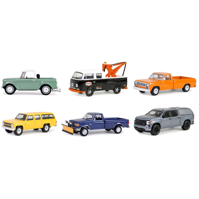 "Blue Collar Collection" Set of 6 pieces Series 13 1/64 Diecast Model Cars by Greenlight