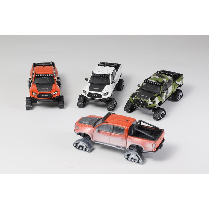 [Preorder] GCD 1:64 Toyota Tacoma Snow Version (4 Versions) Orange Red (LHD)