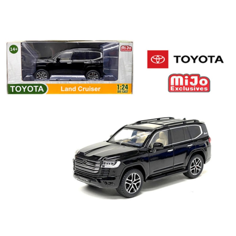 1/24 Motormax Toyota Land Cruiser Black Metallic  Diecast Model Car