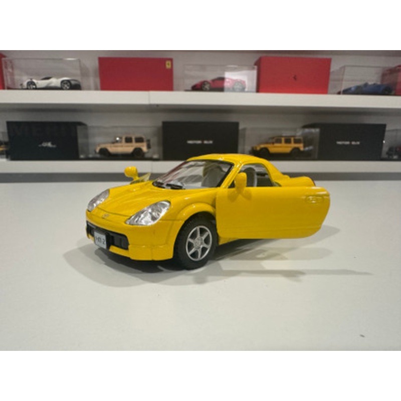 1/36 Kinsmart Toyota MR-2 MR2 (Yellow) Diecast Car Model (new no retail box)