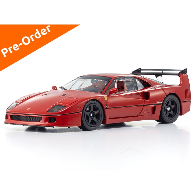 PreOrder : Ferrari F40 "Light Weight" LM Wing red 1:18 Kyosho diecast scale model car collectible