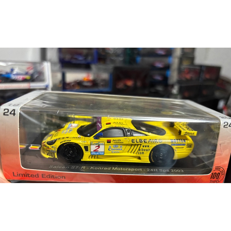 Saleen - S7-R n2 (2003) 1:43 - 24h SPA GP - E.Van De Poele - T. Seiler - F. Konrad - W. Lechner - Yellow - Spark