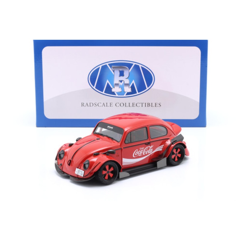 1/18 Radscale Models Volkswagen VW Beetle Coca-Cola (Red) Car Model
