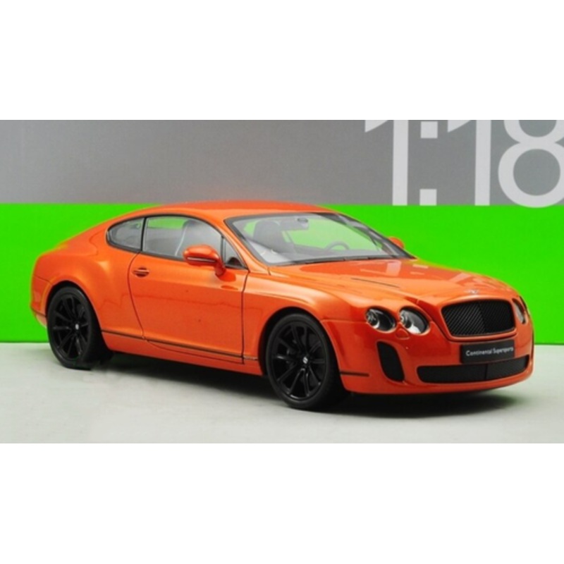 1/18 Welly FX Bentley Continental GT Supersports (Orange) Diecast Car Model