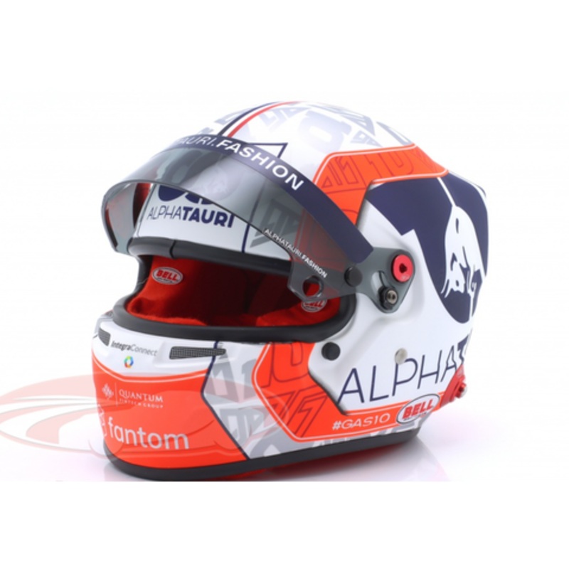 1/2 Bell 2022 Formula 1 Pierre Gasly #10 Scuderia Alpha Tauri Formula 1 Helmet Model