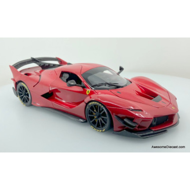 Burago 1:18 2018 Ferrari FXX-K Evo Hybrid 6.3 V12, Red (EXCLUSIVE Edition)