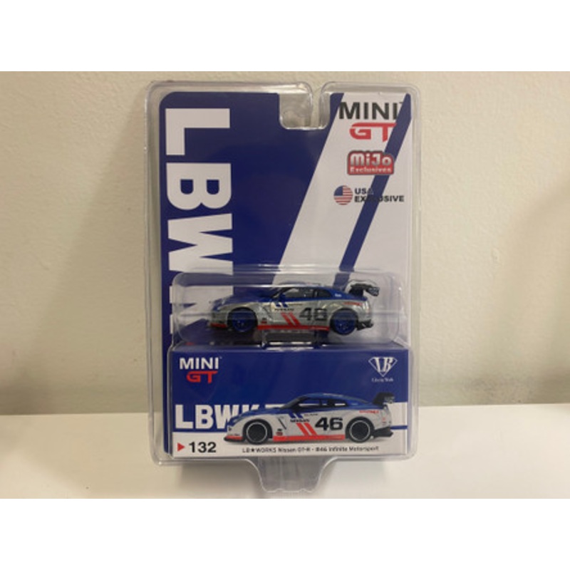 CHAES CAR 1/64 Mini GT Liberty Walk LB Works Nissan GT-R R35 #46 Infinite LHD Diecast Car Model