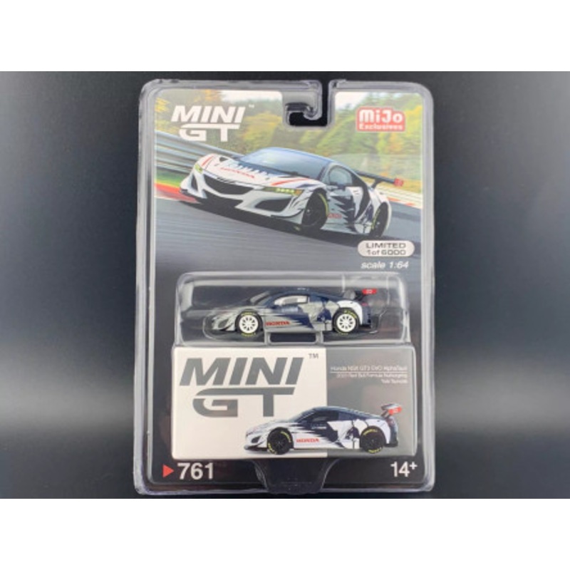 CHASE CAR 1/64 Mini GT Honda NSX GT3 EVO AlphaTauri Yuki Tsunoda 2023 Red Bull Formula Nurburgring Diecast Car Model